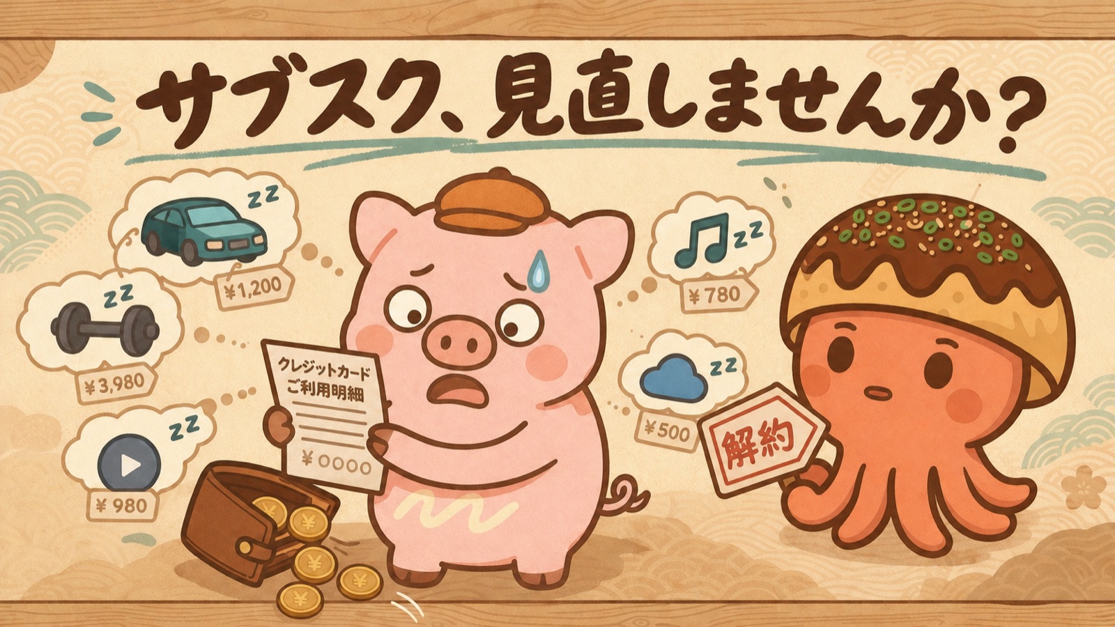 乗ったのは1回だけ。カーシェアで3,520円ムダにしたワイが「サブスク見直し」を勧める話
